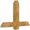 Ekena Millwork Eugene Rough Sawn Timber Gable Bracket, Western Red Cedar, 36"W x 24"H x 4"D x 4"F, 16/12 Pitch GBW036X24X0404EUG00RWR - alternate 2